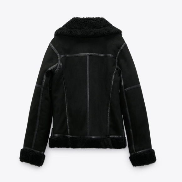 ZARA DOUBLE-FACED JACKET XS - Picture 2 of 7
